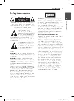 Preview for 3 page of LG DMS5620V Owner'S Manual