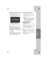 Preview for 19 page of LG DN798 -  DVD Player Owner'S Manual