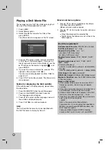 Preview for 128 page of LG DR788 Owner'S Manual