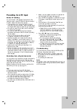 Preview for 137 page of LG DR788 Owner'S Manual