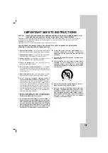 Preview for 3 page of LG DV257K Owner'S Manual