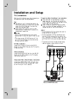 Preview for 12 page of LG DVT654 Installation And Operating Manual