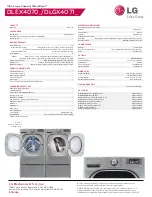 Preview for 2 page of LG DX4071V Specifications