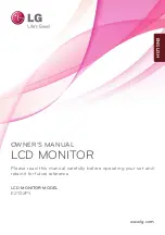 Preview for 1 page of LG E2722PY Owner'S Manual