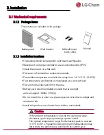 Preview for 15 page of LG EVESPBO0100A0 Product Manual