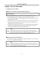 Preview for 3 page of LG F1 Service Manual