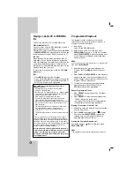 Preview for 18 page of LG FBS162V Owner'S Manual