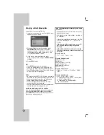 Preview for 20 page of LG FBS162V Owner'S Manual