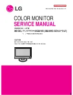 LG FLATRON M228W Service Manual preview