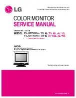 LG Flatron T711B Service Manual preview