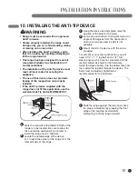 Preview for 13 page of LG GAS RANGE Installation Instructions Manual