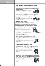 Preview for 4 page of LG GCH-3914AC Manual