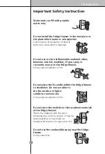 Preview for 5 page of LG GCH-3914AC Manual