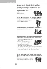 Preview for 6 page of LG GCH-3914AC Manual