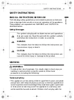 Preview for 3 page of LG GTF7043PS Owner'S Manual