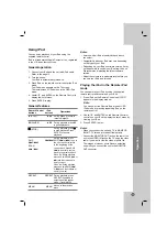 Preview for 29 page of LG HE902TB-R1 Owner'S Manual