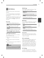 Preview for 37 page of LG HR500 Owner'S Manual