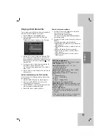 Preview for 31 page of LG HR902TA Owner'S Manual