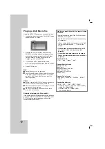 Preview for 20 page of LG HT302SDW Owner'S Manual