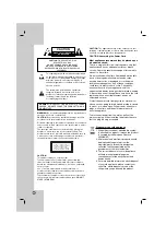 Preview for 2 page of LG HT902TR-X2 Owner'S Manual