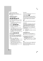 Preview for 16 page of LG HT902TR-X2 Owner'S Manual
