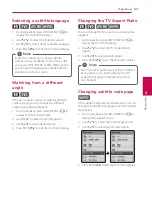 Preview for 53 page of LG HX921 Owner'S Manual