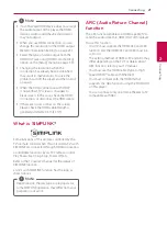 Preview for 21 page of LG HX966PZ Owner'S Manual