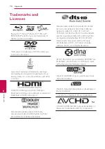 Preview for 70 page of LG HX966PZ Owner'S Manual