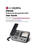 LG IP8540 User Manual preview