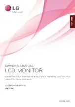 Preview for 1 page of LG IPS231PX Owner'S Manual