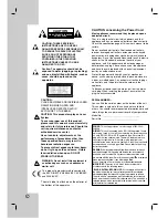 Preview for 2 page of LG J10HD Owner'S Manual