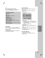 Preview for 27 page of LG J10HD Owner'S Manual