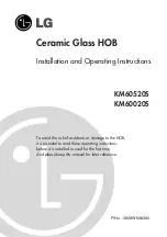 Preview for 1 page of LG KM60020S Installation And Operating Instructions Manual