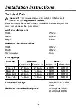 Preview for 18 page of LG KM60020S Installation And Operating Instructions Manual