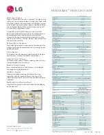 Preview for 2 page of LG LFD25860 Series Specifications