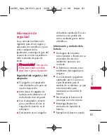 Preview for 81 page of LG LG380 (Spanish) Instrucciones Del Usuario