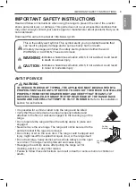 Preview for 3 page of LG LGLSE4613ST Owner'S Manual