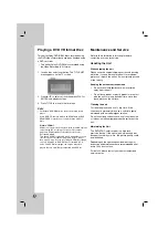 Preview for 40 page of LG LH-C360 Owner'S Manual