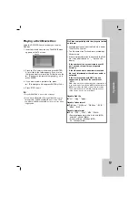 Preview for 41 page of LG LH-C360 Owner'S Manual