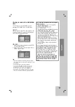 Preview for 33 page of LG LH-C3603SE Owner'S Manual