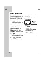 Preview for 40 page of LG LH-C3603SE Owner'S Manual