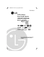 LG LH-E922PB Owner'S Manual preview