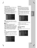 Preview for 25 page of LG LH-RH9500P Owner'S Manual