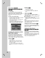 Preview for 34 page of LG LH-RH9500P Owner'S Manual