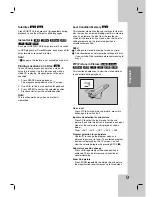 Preview for 35 page of LG LH-RH9500P Owner'S Manual