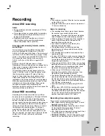 Preview for 45 page of LG LH-RH9500P Owner'S Manual