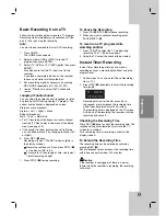 Preview for 47 page of LG LH-RH9500P Owner'S Manual