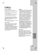 Preview for 59 page of LG LH-RH9500P Owner'S Manual