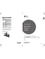 LG LHD636P Simple Manual preview