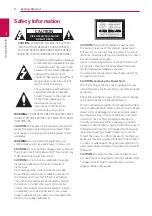 Preview for 2 page of LG LHD687 Owner'S Manual